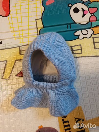 Шапка-капор для новорожденных