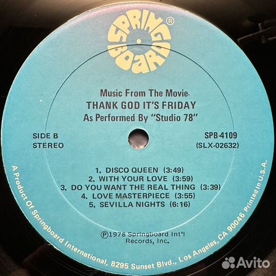 Studio '78 – Thank God It's Friday (США 1978г.)