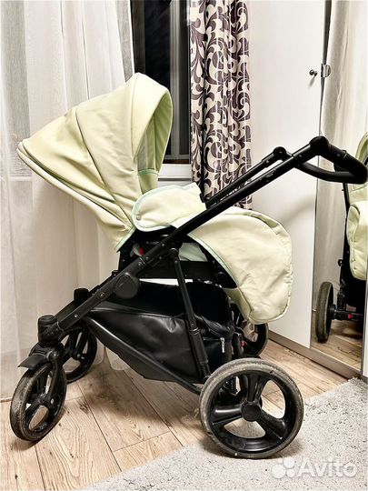 Коляска 2 в 1 Camarelo Tisso, TIS-04 (Фисташковый)