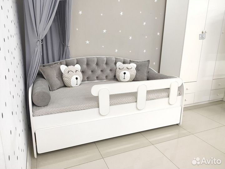 Детская кровать с ящиками Кровать детская новая
