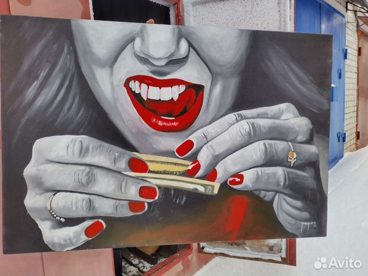 Картина холст масло