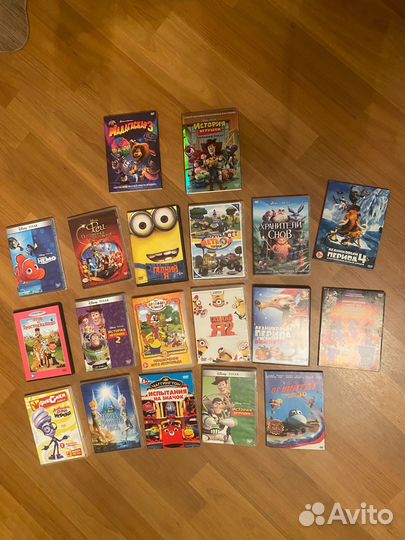 DVD диски с мультиками