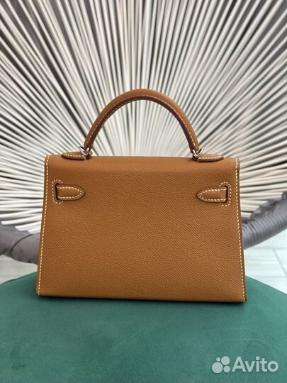 Сумка Hermes mini kelly Gold