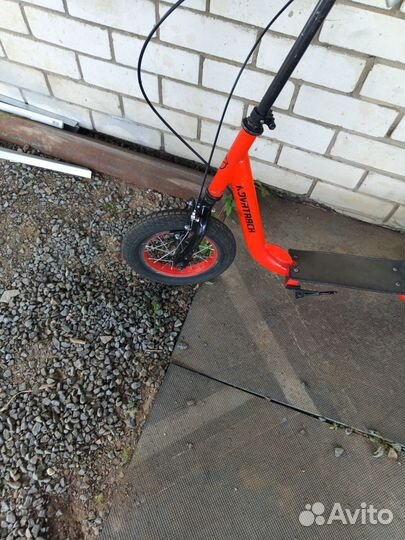 Самокат взрослый с большими колесами