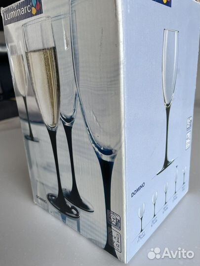 Бокалы для шампанского Luminarc Domino