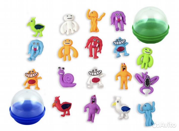 Игрушки в капсуле гуджитсу, банбан, хагиваги