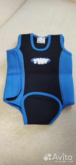 Гидрокостюм детский для плавания неопрен размер12м