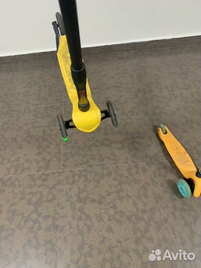 Самокат детский трехколесный бу