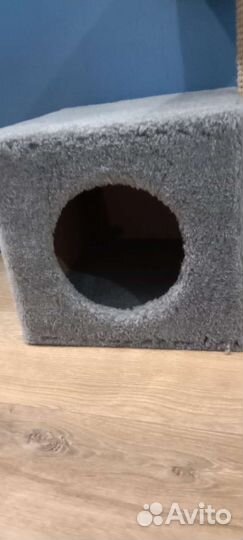Домик для кошки с когтеточкой