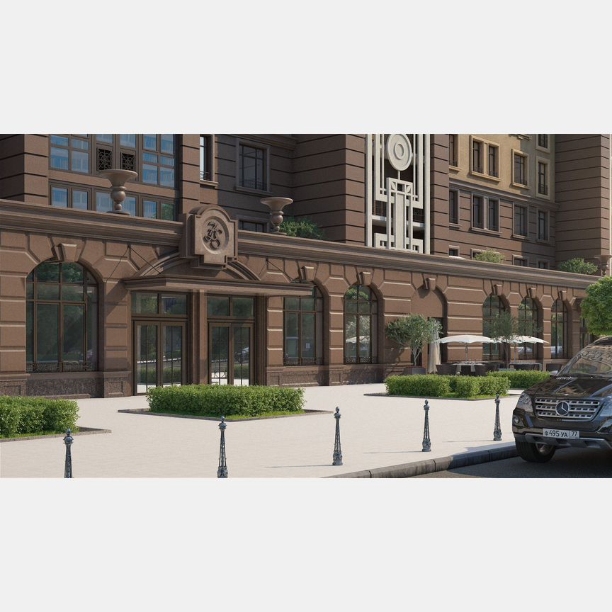 2-к. квартира, 74,6 м², 2/23 эт.