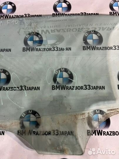 Стекло боковое заднее левое Bmw F10 седан N52B25