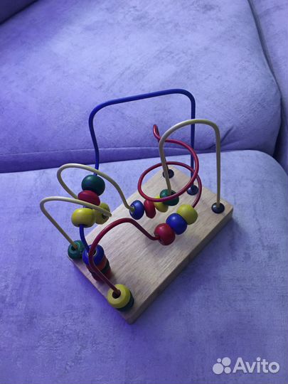 Игровой развивающий лабиринт подарок со счетами