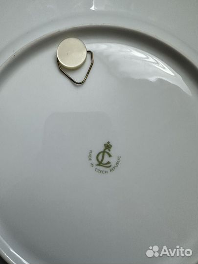 Тарелка настенная чехия