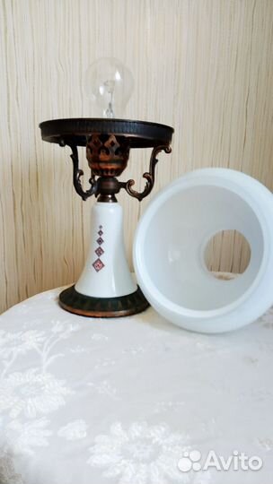 Лампа настольная ретро СССР