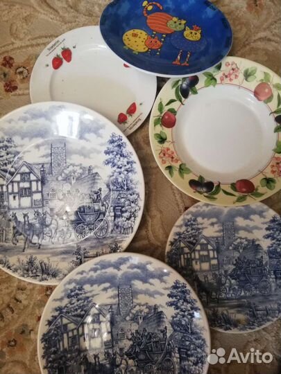 Тарелки блюдца блюда
