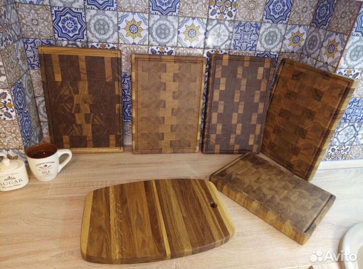 Доска кухонная из дуба и ясеня