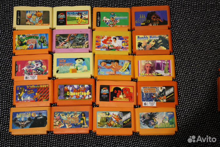 Картриджи для Dendy