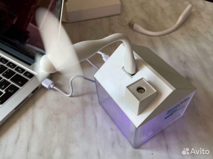 USB увлажнитель + лампа + вентилятор