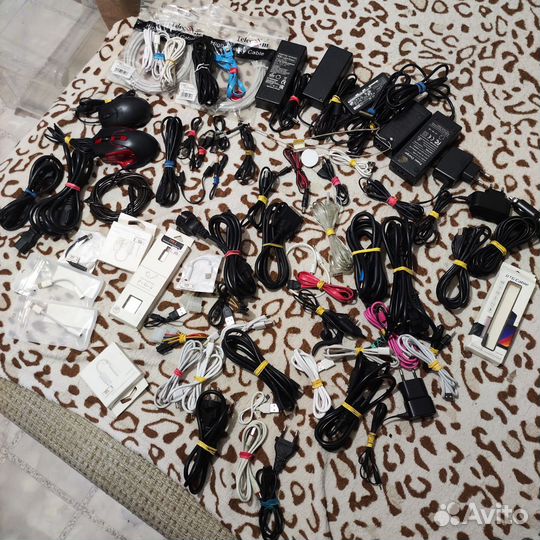 Провода, блоки питания, мыши