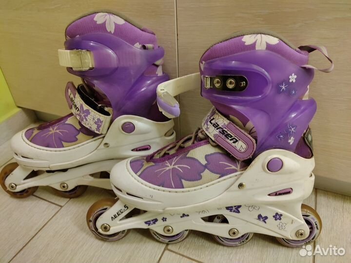 Роликовые коньки раздвижные 38-41 Larsen