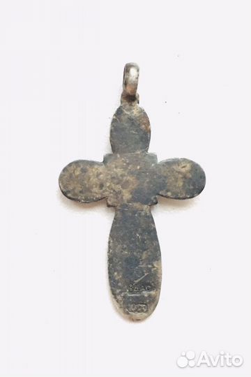 Крестик серебряный 84 проба