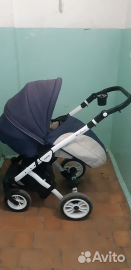 Детская коляска Verdi faster 3 в 1 (Синий)