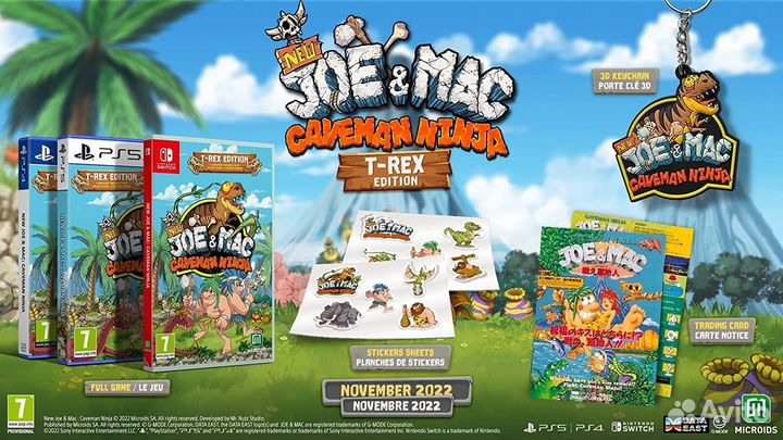 New Joe & Mac Caveman Ninja Limited (Switch)