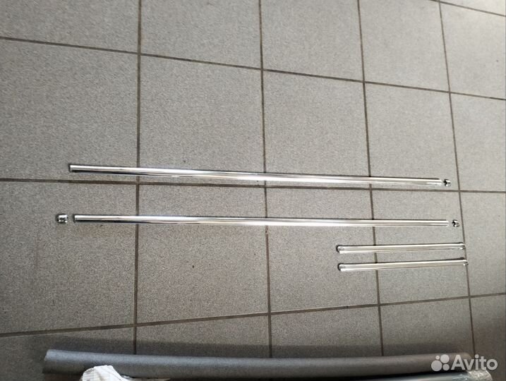 Молдинги хром Pajero 4