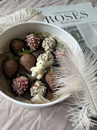 Клубника букет