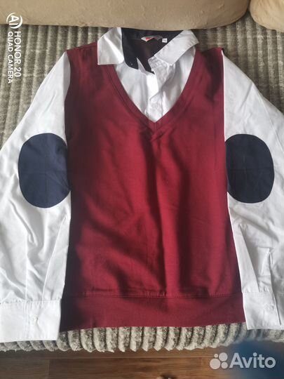 Рубашка с жилеткой