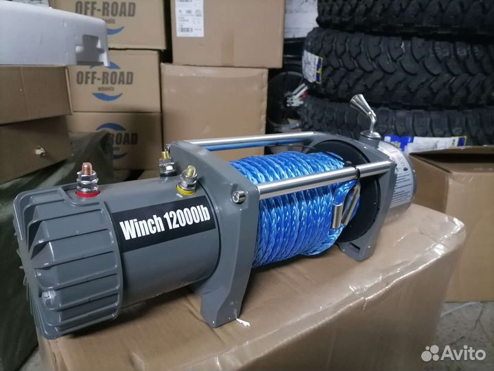 Лебёдка Electric Winch 12v 12000 LBS Синтетика