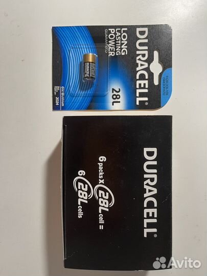 Батарейки duracell 28 L