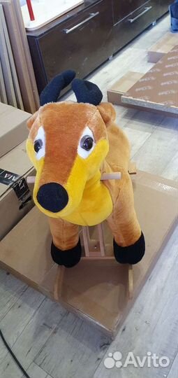 Олень качалка