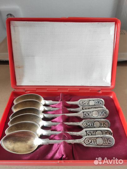 Серебряная чайная ложка СССР