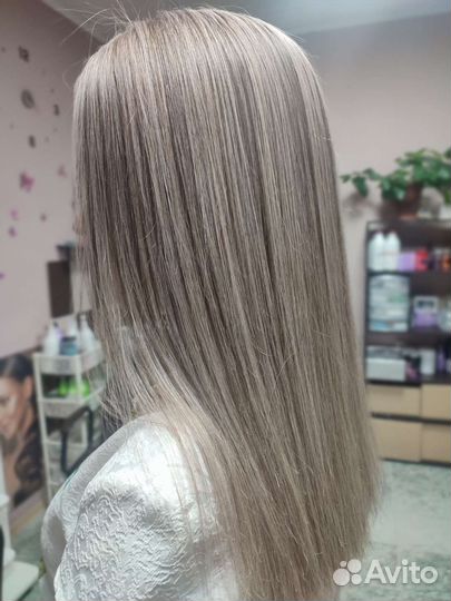 Окрашивание волос, стрижки