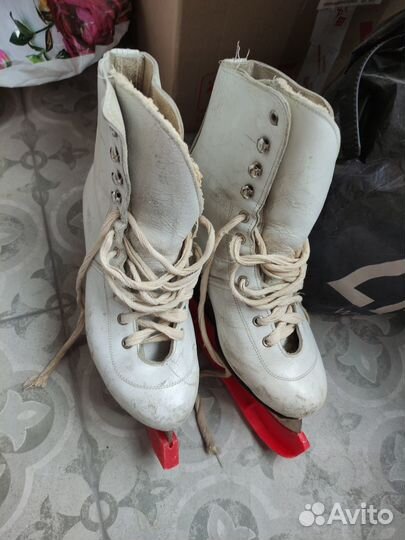 Коньки 38 проф. кожаные СССР