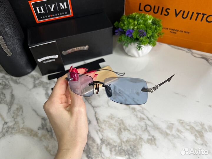 Chrome hearts унисекс премиум солнцезащитные очки