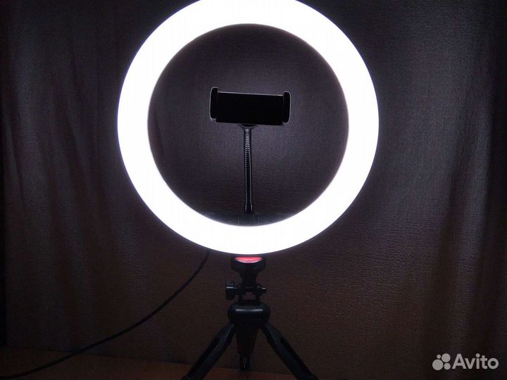 Кольцевая лампа RGB LED 26 см Цветная