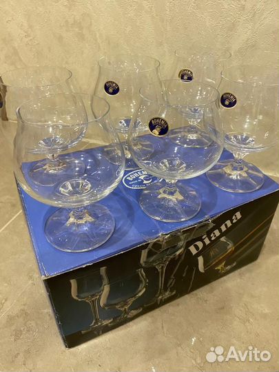 Фужеры бокалы Богемия