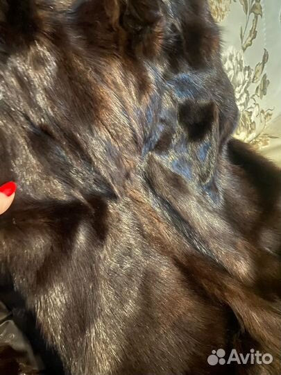 Шуба из меха бобра б/у