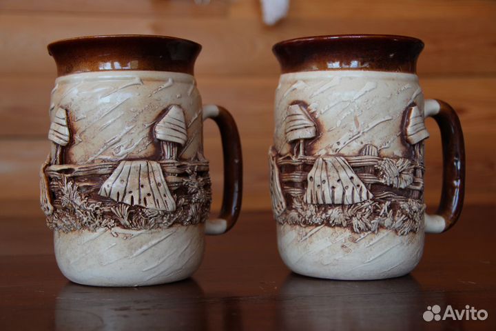 Пивная кружка 1 литр, Славянская керамика