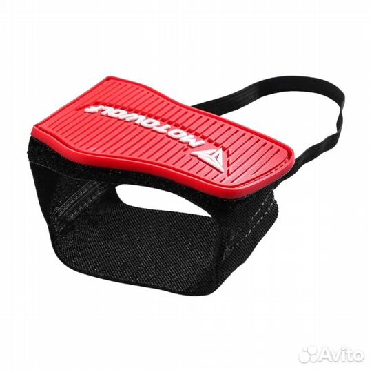 Защитная накладка на ботинок Motowolf красная