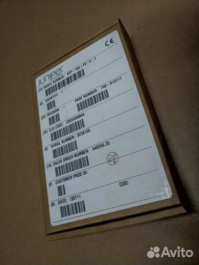 Модуль SFP Juniper SFP-1GE-FE-E-T. Новый