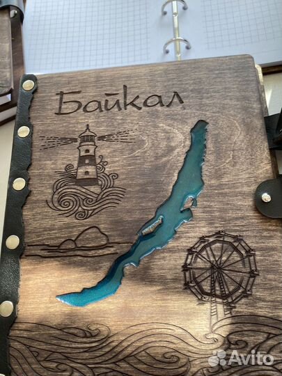 Блокнот Байкал ручной работы