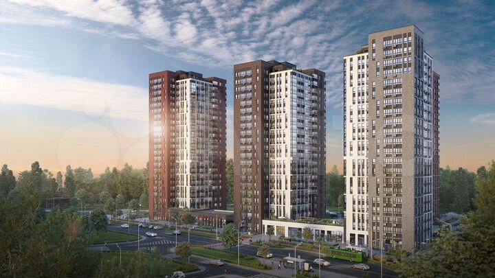 3-к. квартира, 66,9 м², 23/30 эт.