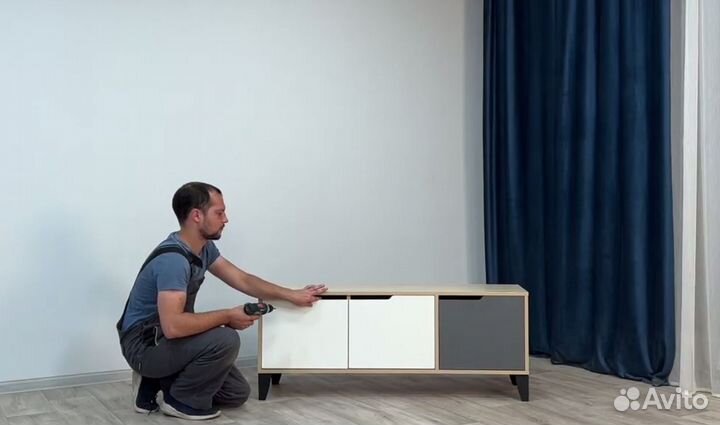 Тв-тумба + видеоинструкция