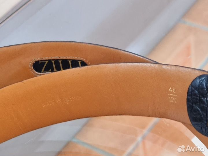 Ремень Zilli кожа оригинал
