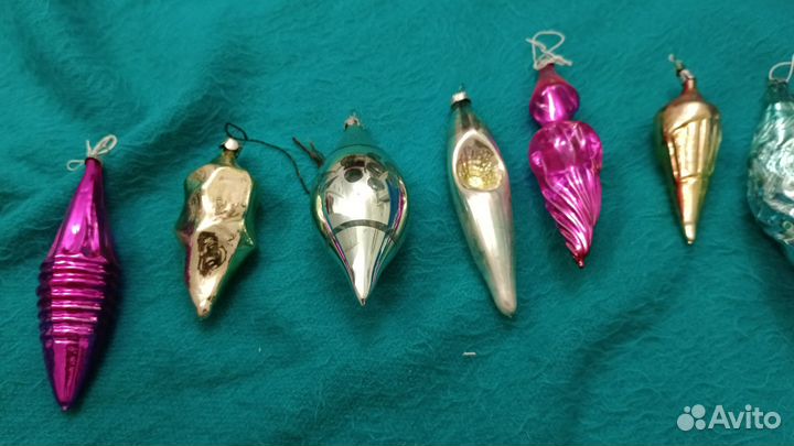 Елочные игрушки СССР сосульки