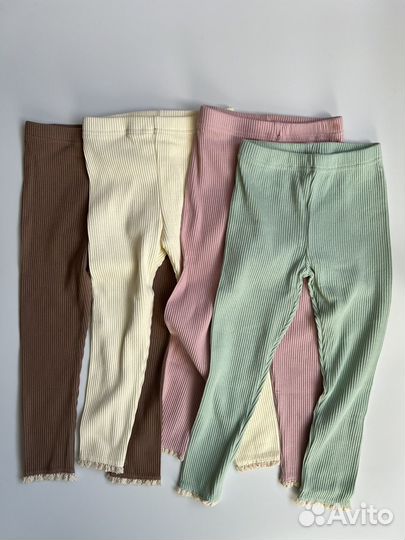 Лосины для девочки в рубчик 98 104 110