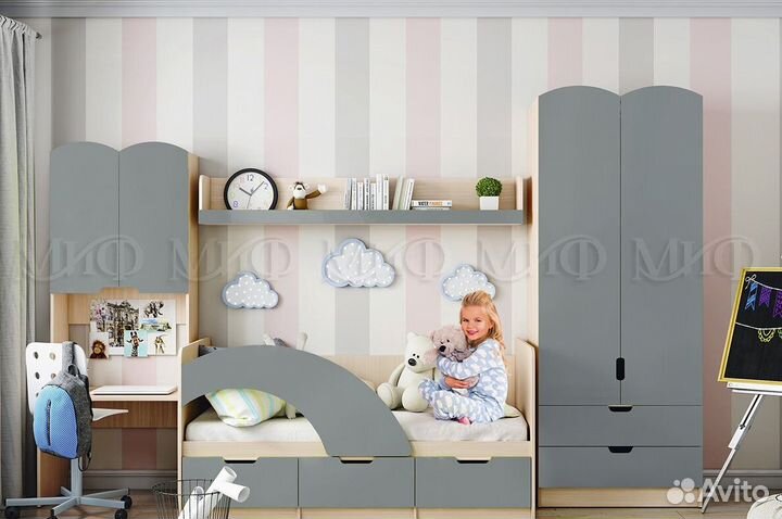 Детская кровать Юниор-3 с бесплатной доставкой